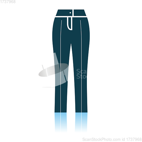 Image of Business Woman Trousers Icon