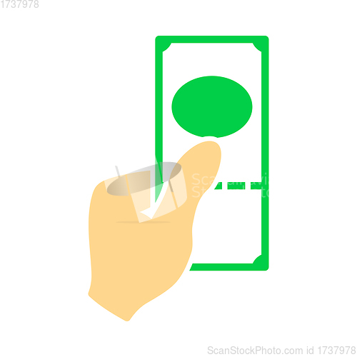 Image of Had Holding Dollar Icon