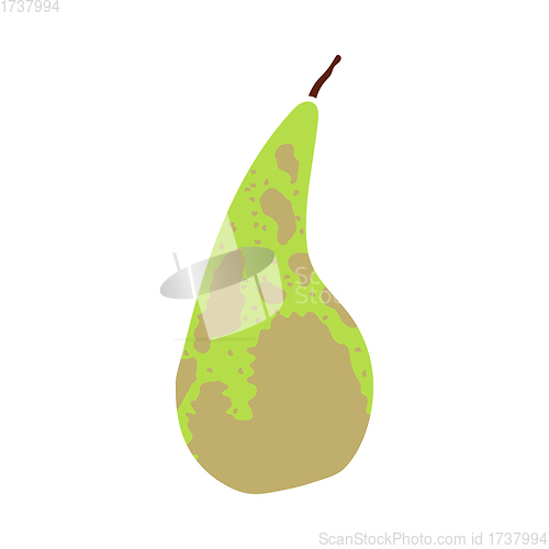 Image of Icon Of Pear In Ui Colors