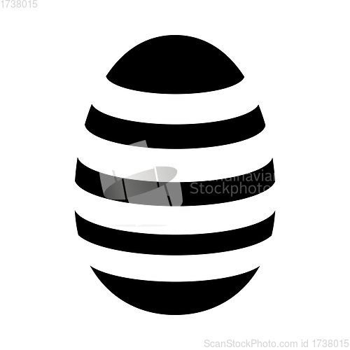 Image of Easter Egg With Ornate Icon