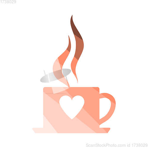 Image of Valentine Day Coffee Icon