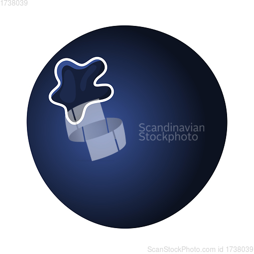 Image of Icon Of Blueberry In Ui Colors