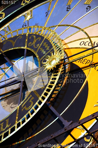 Image of astronomical clock