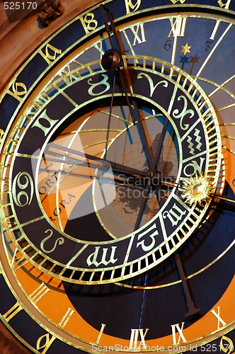 Image of astronomical clock