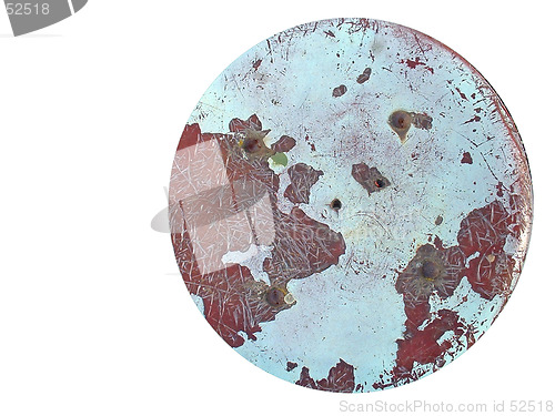 Image of Red White Button