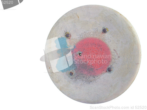Image of White Red Green Button