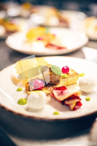 Image of Fine dining food concept