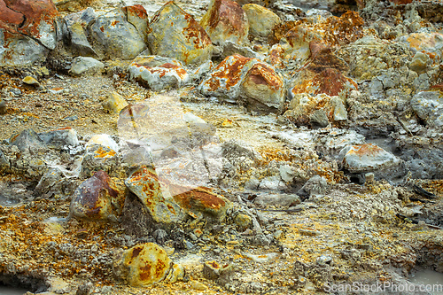 Image of Geothermal activity fumaroles, Costa Rica