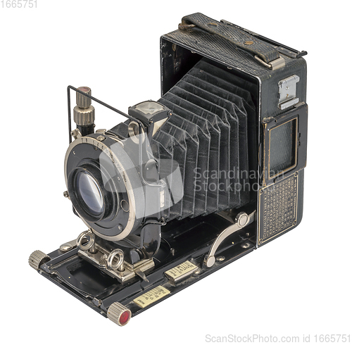 Image of historic folding camera