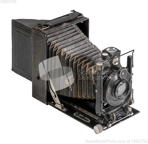 Image of historic folding camera