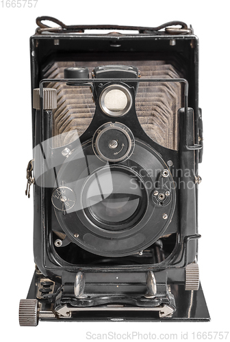 Image of historic folding camera