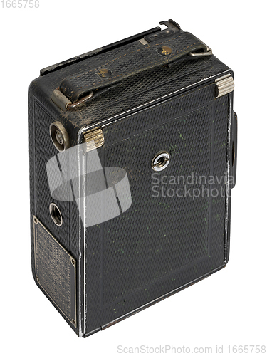 Image of historic folding camera