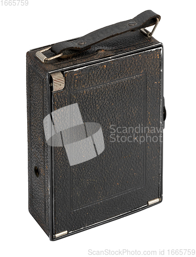 Image of historic folding camera