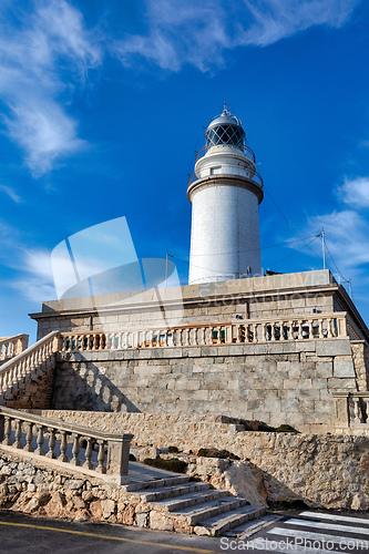 Image of Lighthouse at Cape Formentor in the Coast of North Mallorca, Spain