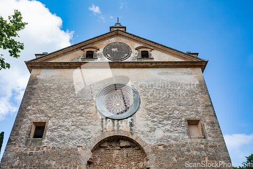 Image of Parish Church of Sant Bartomeu in Valldemossa, Mallorca, Balearic Islands, Spain