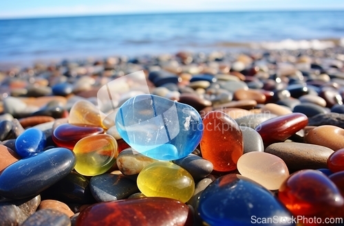 Image of Close-up of Ocean Rocks - Natural Beauty and Texture Revealed