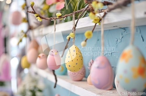 Image of Eggs Hanging From Branch, A Cluster of Nourishment, Suspended in Natures Embrace