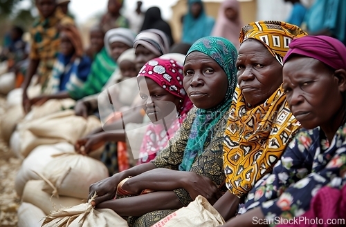 Image of Group of Women Sitting Together at a Gathering or Event