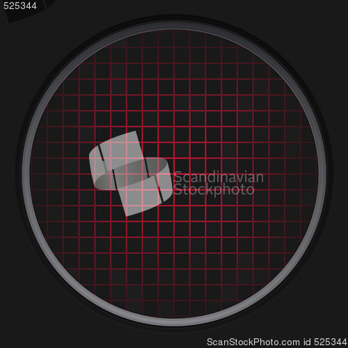 Image of Red Radar Grid