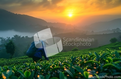 Image of Person Kneeling in Field With Backpack, Exploration, Nature, Rest, Adventure, Outdoors, Backpacking, Travel, Journey, Backpacker, Landscape.