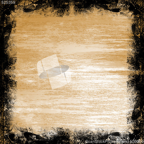 Image of metal grunge frame