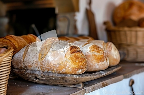 Image of A Variety of Bread Displayed Neatly on a Table