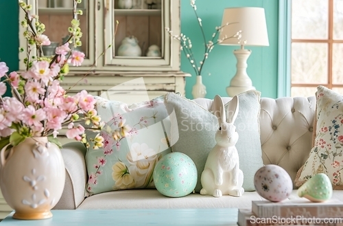 Image of Springtime Easter interior decor