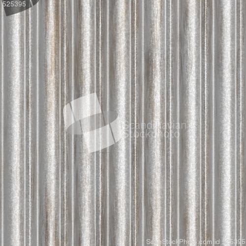 Image of seamless corrugated metal