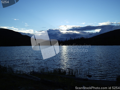 Image of Sunset at the lake