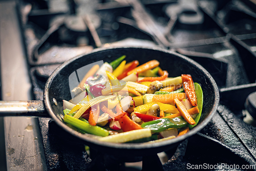 Image of Healthy roasted vegetables