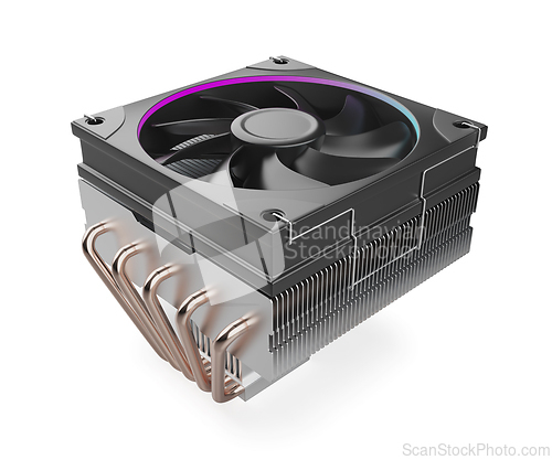 Image of Low-profile computer processor cooler