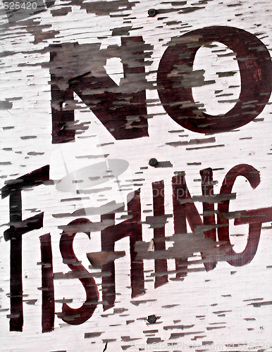 Image of No Fishing Sign