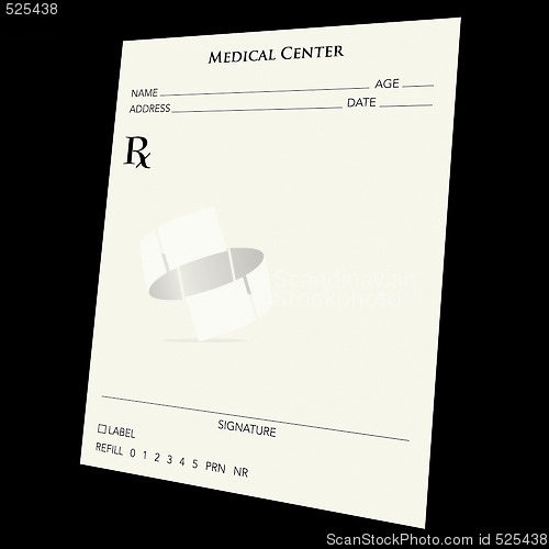 Image of prescription pad