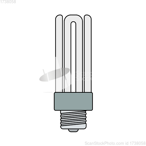 Image of Energy Saving Light Bulb Icon