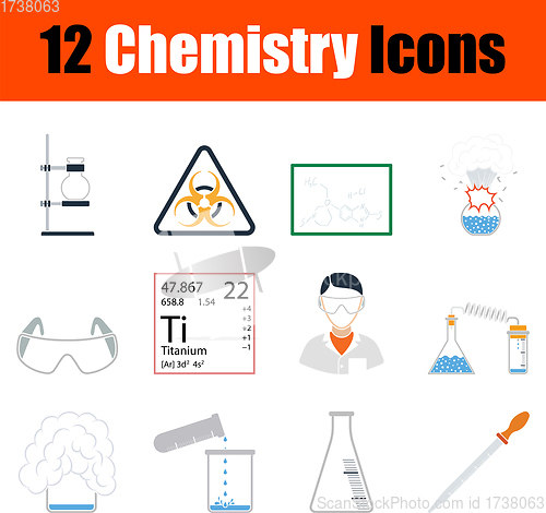 Image of Chemistry Icon Set