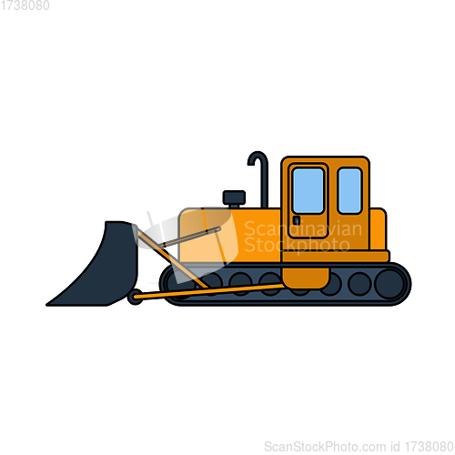 Image of Icon Of Construction Bulldozer