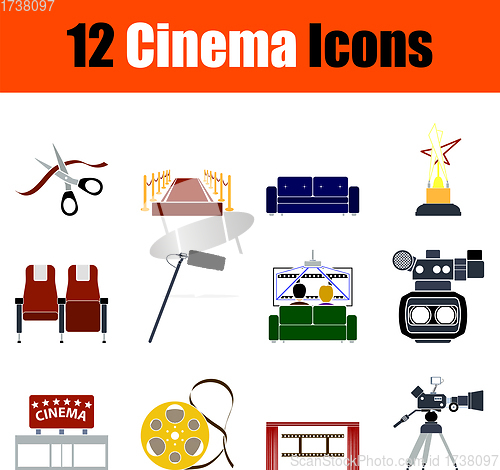 Image of Cinema Icon Set