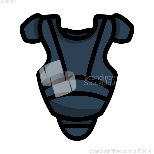 Image of Baseball Chest Protector Icon