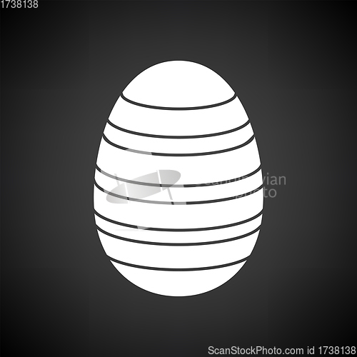 Image of Easter Egg With Ornate Icon