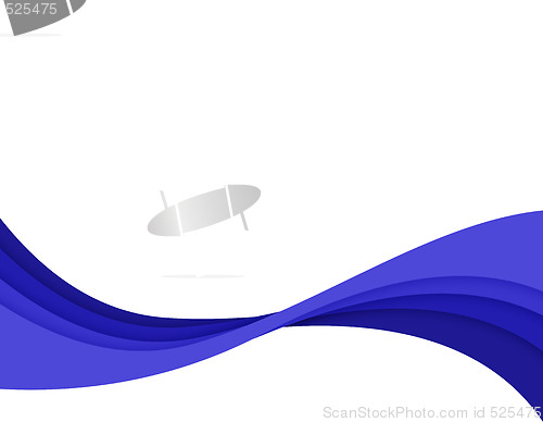Image of Blue Abstract Swirl