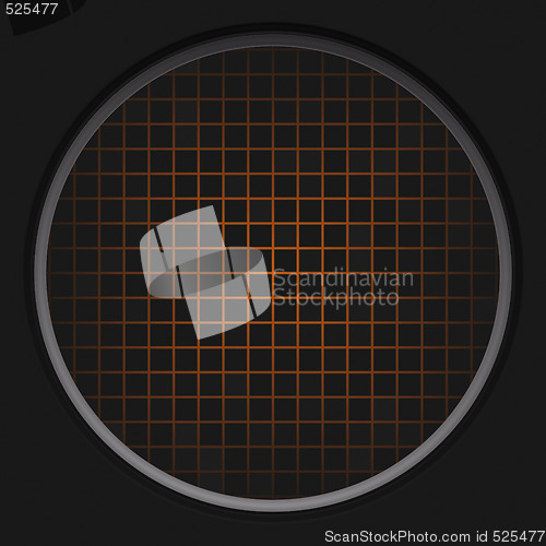 Image of Orange Radar Grid