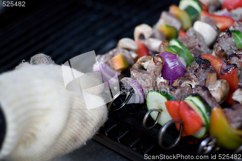 Image of Shish Kebabs on the Grill