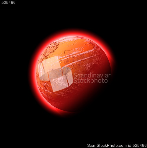 Image of space planet