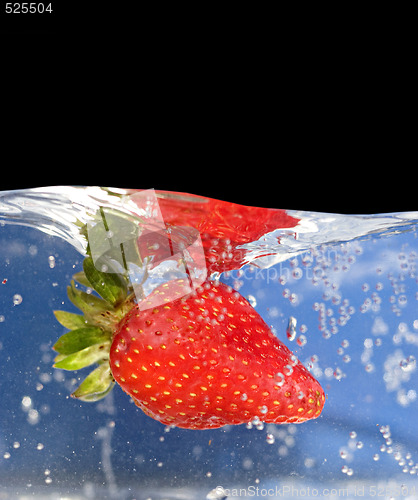 Image of Strawberry In Water