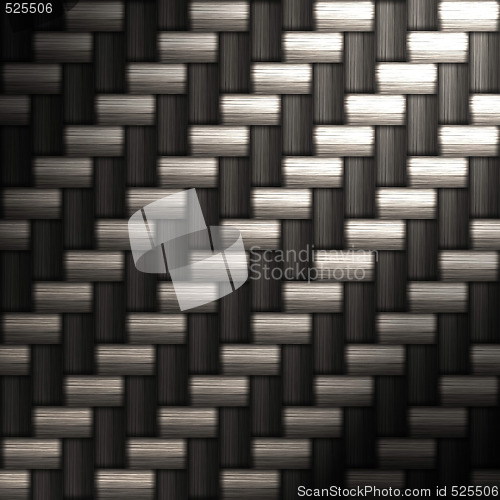 Image of tightly woven carbon fiber