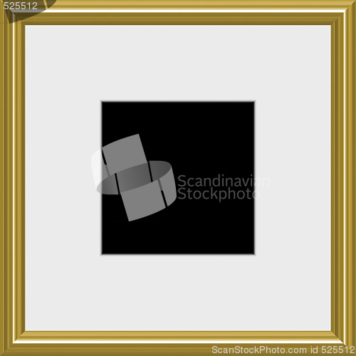 Image of gold photo frame