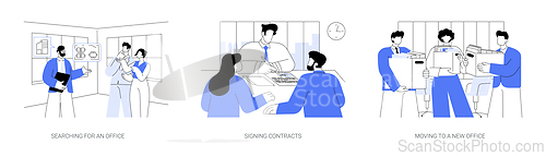 Image of Successful entrepreneurship isolated cartoon vector illustrations se