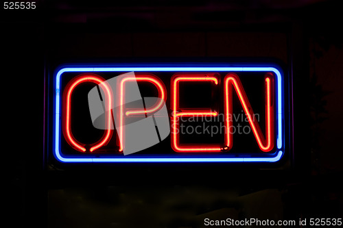 Image of Neon OPEN Sign