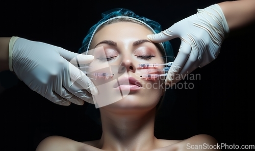 Image of Woman undergoes botox therapy for a youthful and rejuvenated appearance, embracing non-surgical cosmetic enhancement.