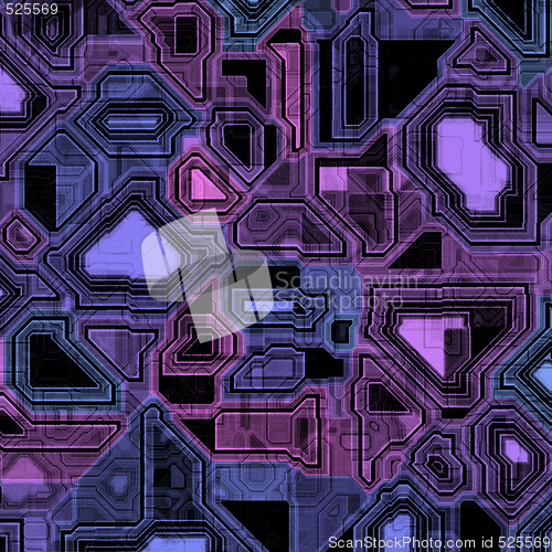 Image of purple circuit board